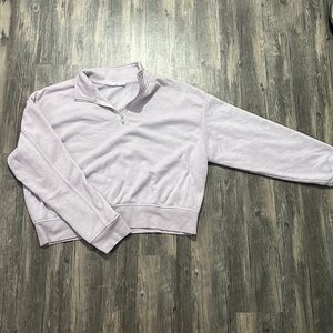 Double Zero Cropped Quarter Zip